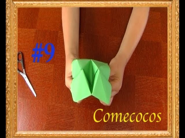 #294 Como hacer un comecocos de papel manualidades para niños faciles de hacer en casa