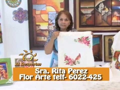 #AlDespertar Manualidades con Rita Perez  de Flor Arte la técnica de sublimación parte 2
