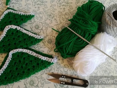 ARBOL DE NAVIDAD (colgante) Tejido a Crochet ( parte 1)