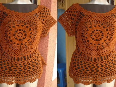 Blusa Fácil de Hacer Tejido a Crochet