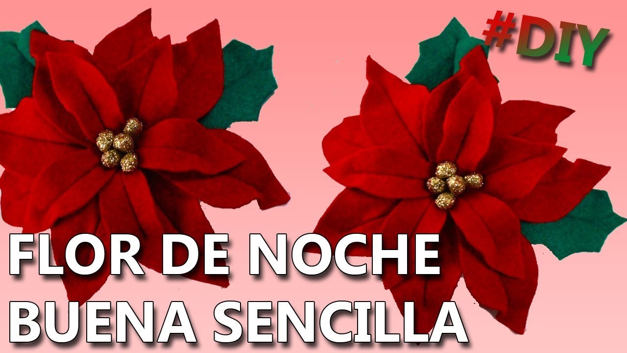 Cómo HACER una FLOR DE NOCHE BUENA | Manualidades flores de navidad