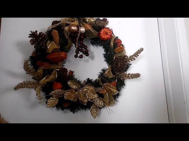 CORONA DE THANKSGIVING-DIY MANUALIDADES