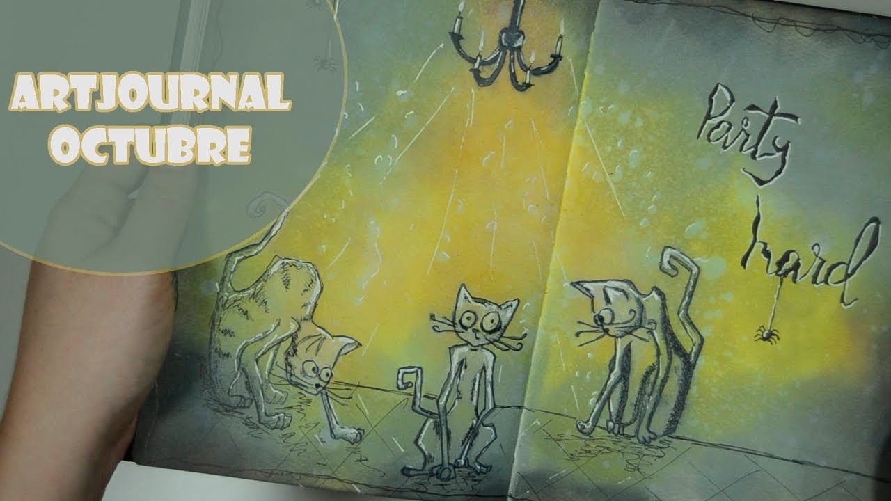 DIY: ArtJournal Octubre 2017 | Inspired by Sandy Allnock