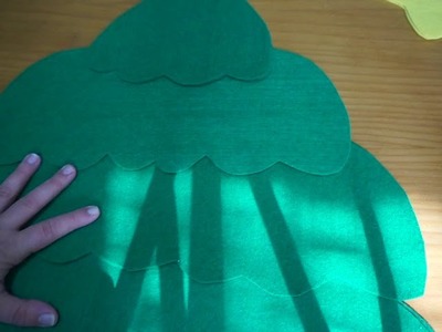 Diy: Calendario de adviento . Árbol de navidad de fieltro