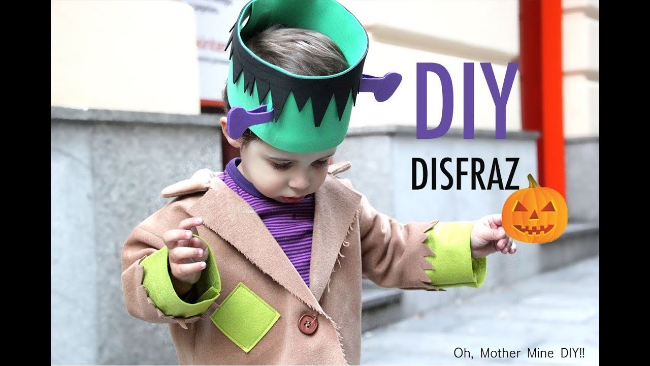 DIY Disfraz casero para niños: Frankenstein muy fácil