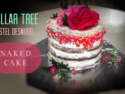 DIY DOLLAR TREE NAKED CAKE | Yasmin Varela