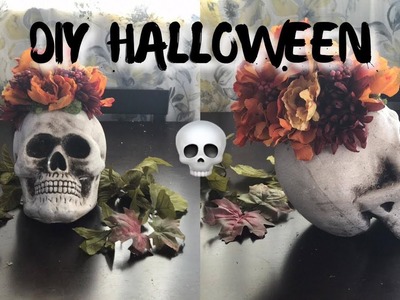 DIY HALLOWEEN.ADORNO FLORAL ????