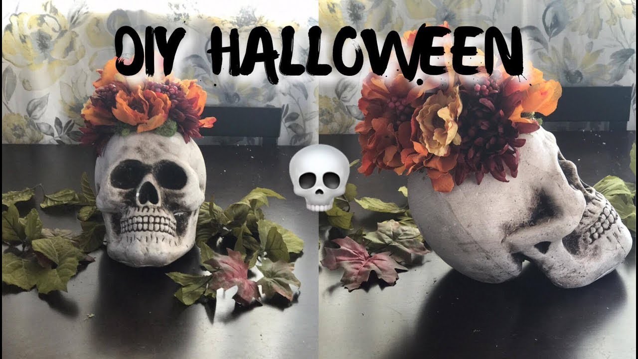 DIY HALLOWEEN.ADORNO FLORAL ????