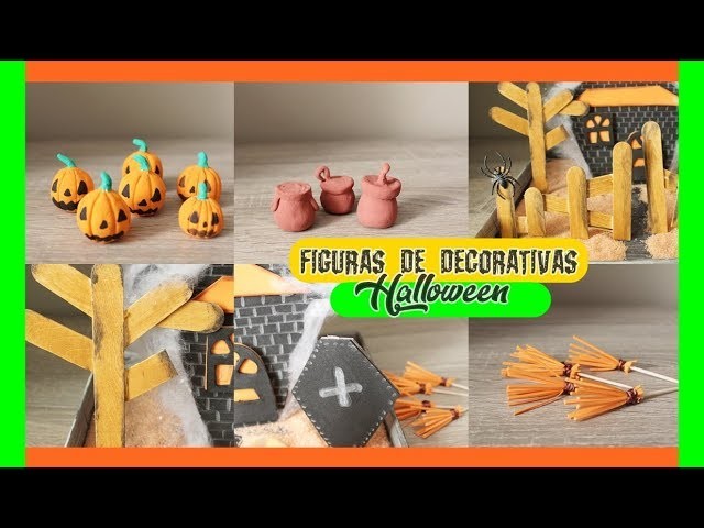 DIY mini figuritas para Halloween.  how make MINI FIGURINES