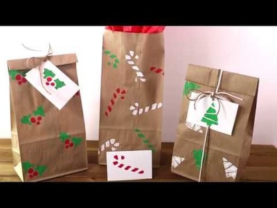 DIY Navideño - Sellos de Navidad caseros para decorar regalos, cartas, tarjetas