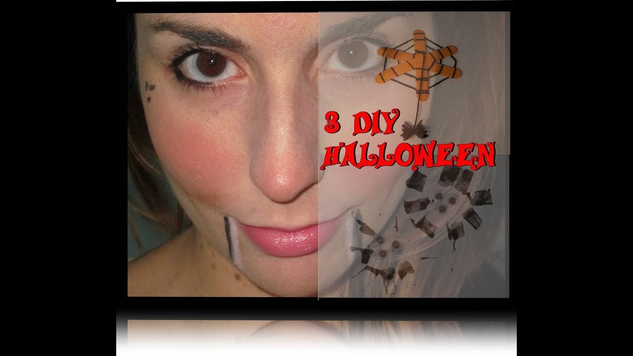 HALLOWEEN 3  DIY, manualidades y disfraz fácil,