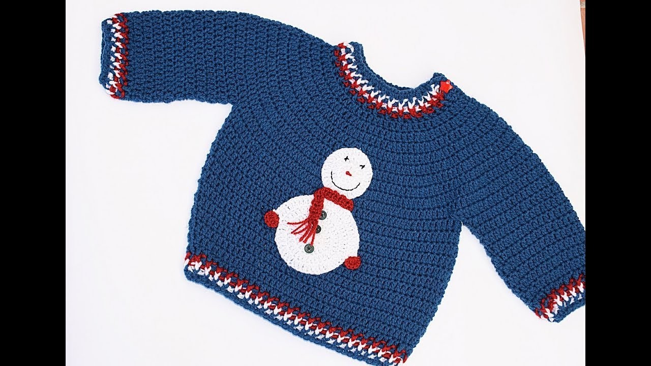 Jersey de niño a crochet muy fácil y rápido