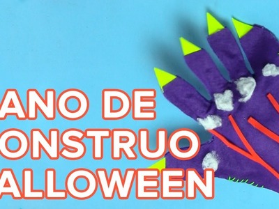 Mano de monstruo o zombie | Manualidades de Halloween para niños
