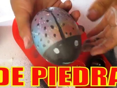 MANUALIDADEs CON piedra - MANUALIDAD RÁPIDO Y FACIL - VIDEO TUTORIA ( MARIQUITA ECHA CON )
