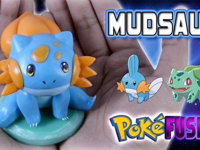 POKEFUSION | MUDKIP + BULBASAUR ➢COLD PORCELAIN ➢POLYMER CLAY TUTORIAL