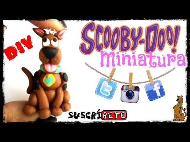 Scooby Doo Arcilla Polimerica | Plastilina | Fimo | Polymer Clay | Porcelana fria