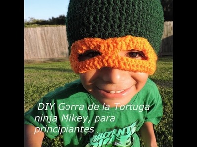 DIY Gorra de la tortuga ninja Mikey para pricipiantes