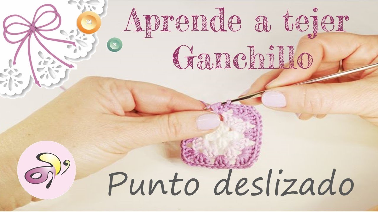Aprende a tejer Ganchillo: Punto Deslizado o Corredizo - Fratxell -