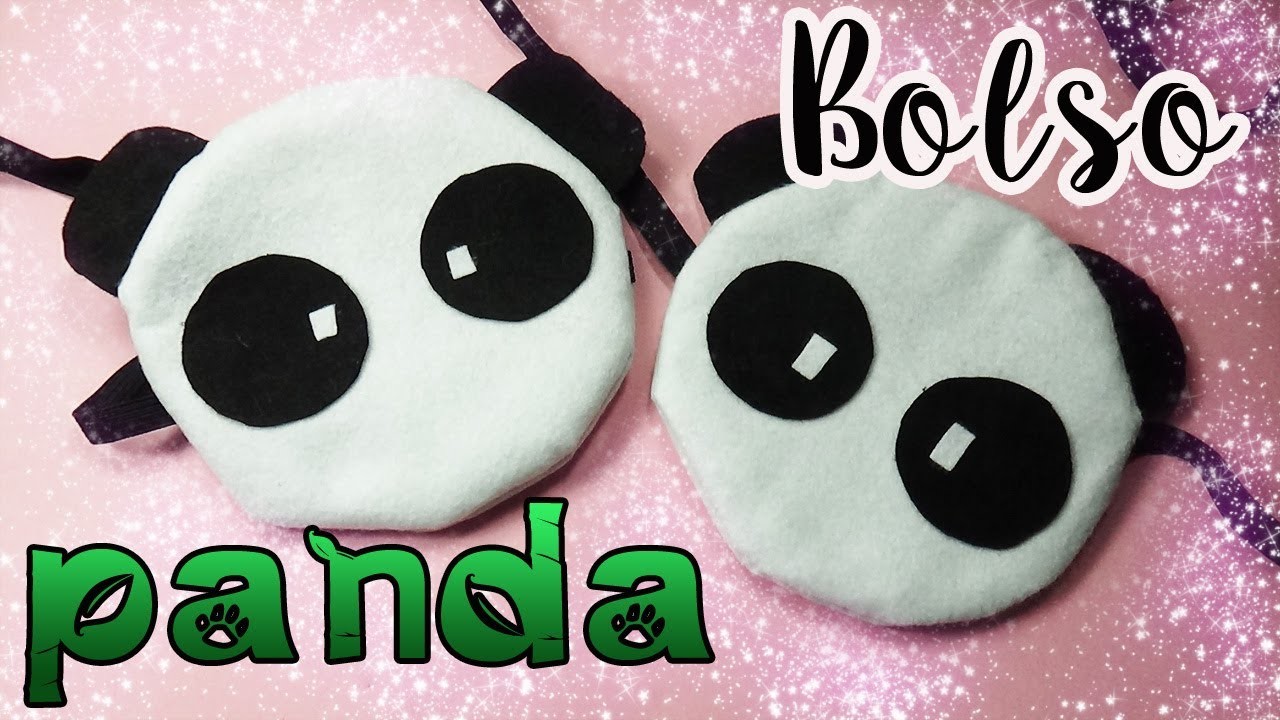 Bolsita de Panda fácil - Paso a paso DIY - Panda Bag.