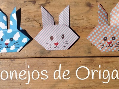 CONEJO de origami fácil para niños | Manualidades de ANIMALES fáciles