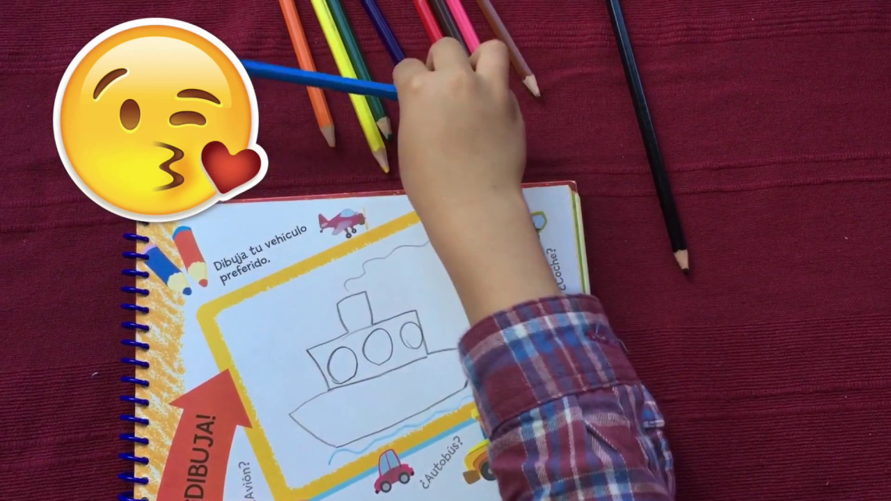 De niños para niños. Dibujando barco. Fácil y rápido. Manualidades para niños.