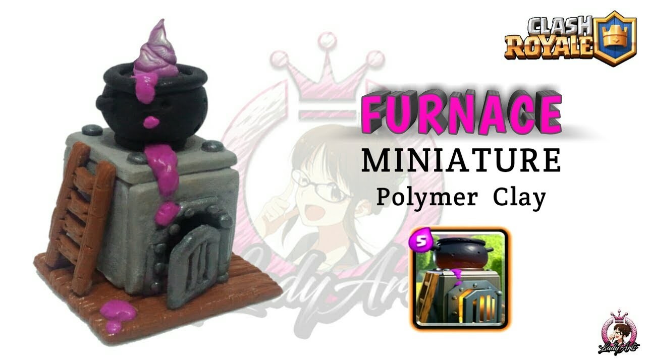 Furnace | Clash Royale | Polymer Clay Tutorial