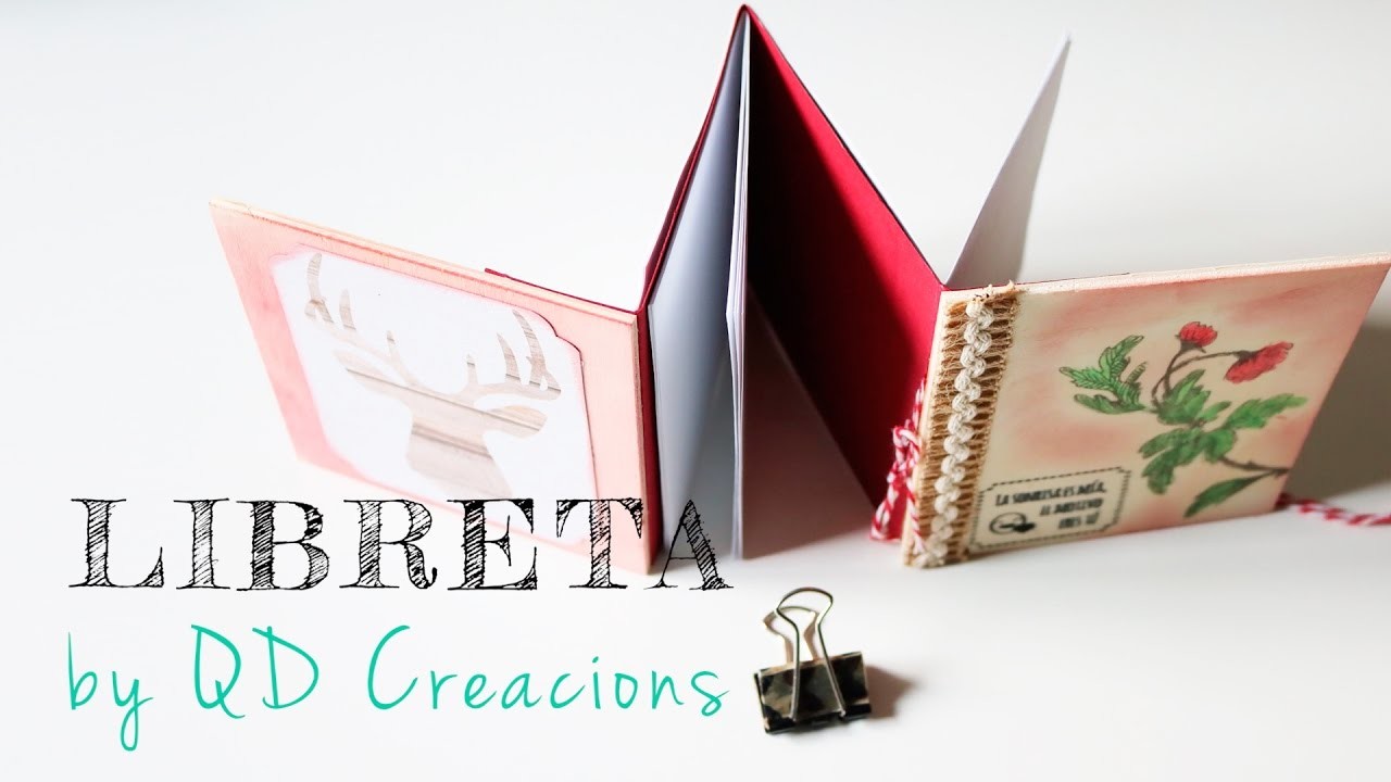 Tutorial DIY - Libreta con tapas de madera