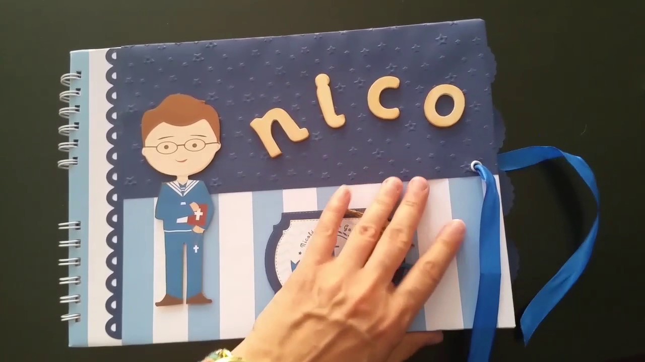 Álbum scrapbook basico