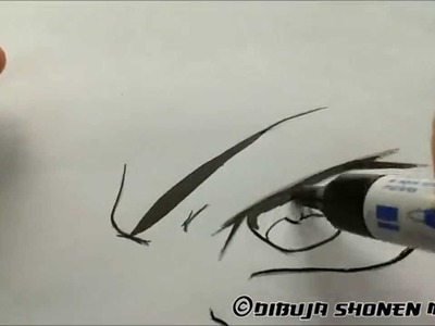 Cómo dibujar ojos al estilo manga- Dibuja Shonen MANGA