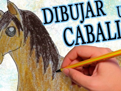 COMO DIBUJAR UN CABALLO: Aprende a dibujar animales facil paso a paso