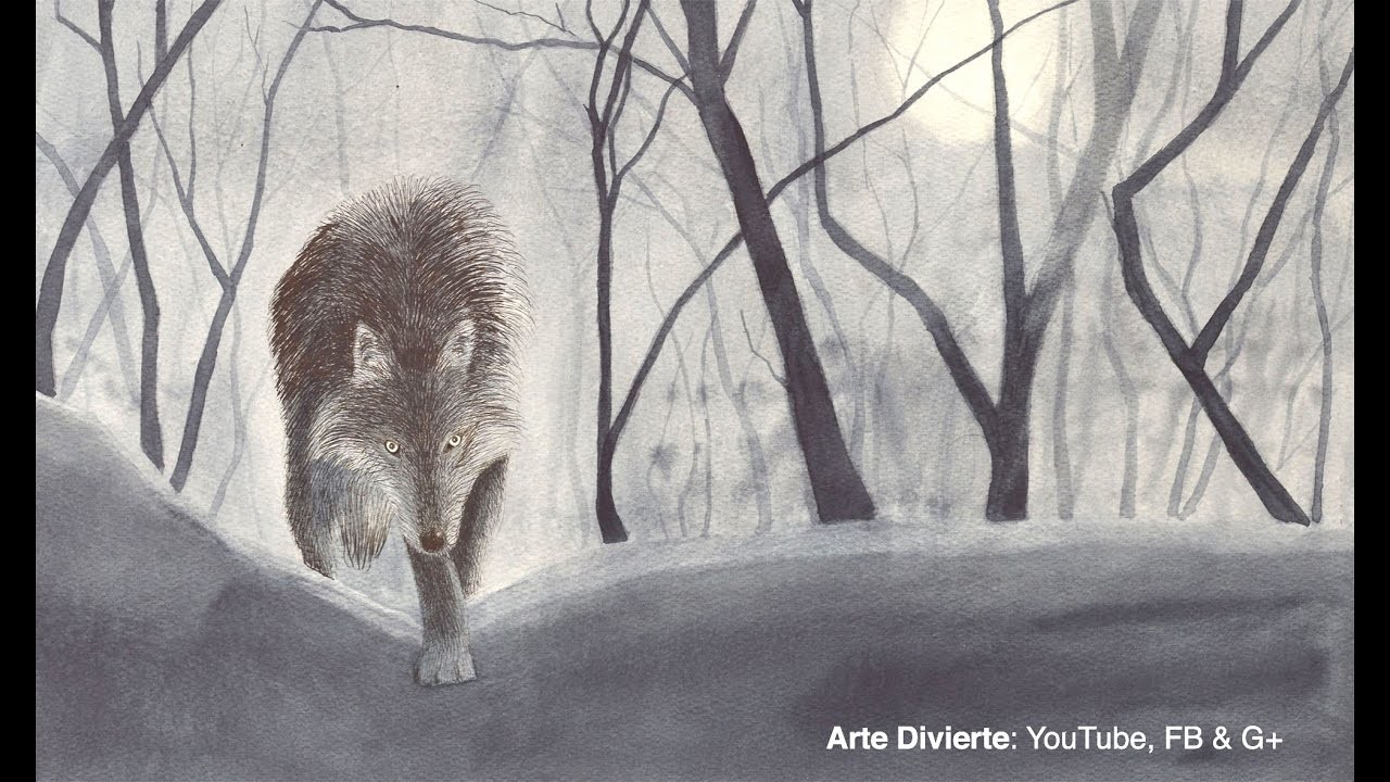 Cómo dibujar un lobo - Especial preparando día de muertos
