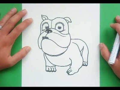 Como dibujar un perro paso a paso 38 | How to draw a dog 38