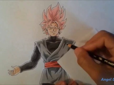 Dibujando a Black Goku SSJ Rose