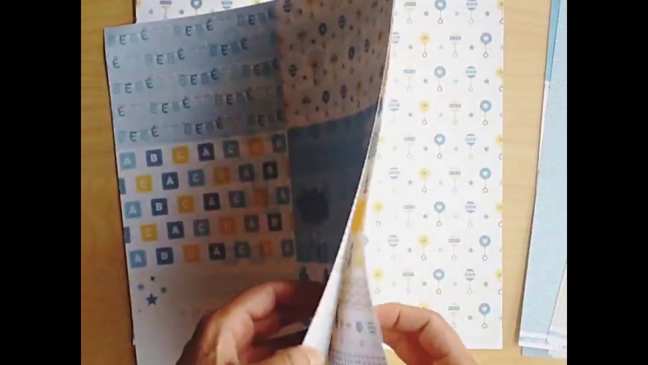 Kit de Scrapbooking Bebé azul. Anita y su mundo 30 x 30 cm