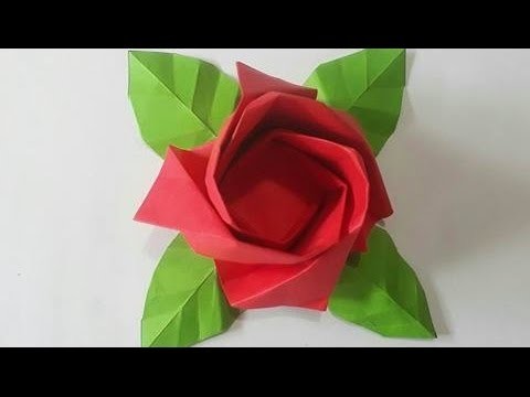 ROSA DE PAPEL origami (Audio Español)