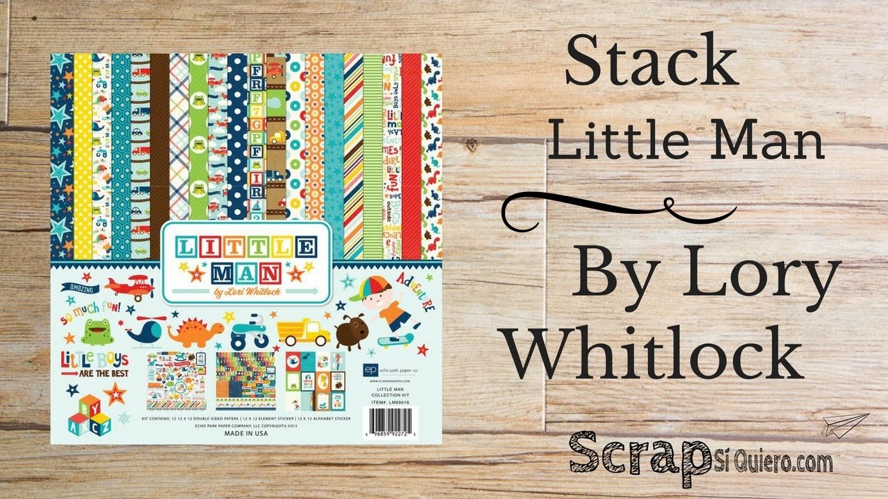 Stack de papel de Scrapbook Little Man