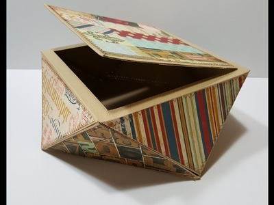 Tutorial caja scrapbook