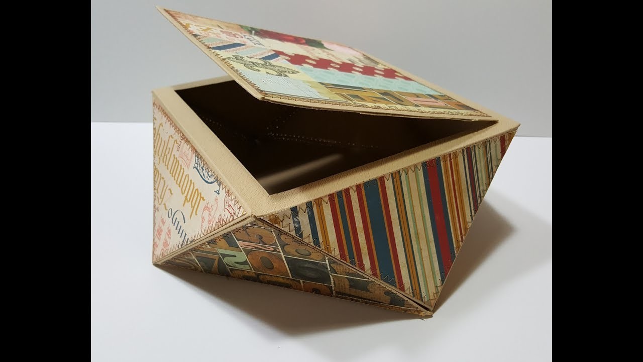 Tutorial caja scrapbook