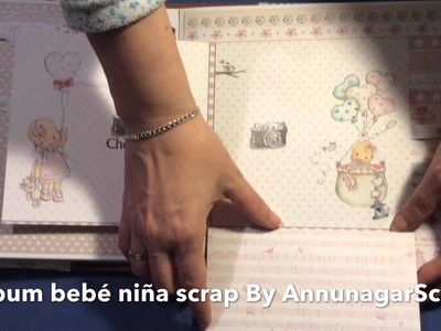 Álbum bebé niña scrap