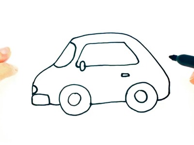 Cómo dibujar un Coche o Carro Fácil | Dibujo fácil de Coche o Carro