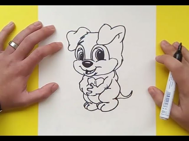 Como dibujar un perro paso a paso 34 | How to draw a dog 34