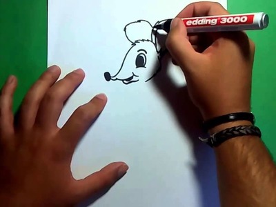 Como dibujar un raton paso a paso 7 | How to draw a mouse 7