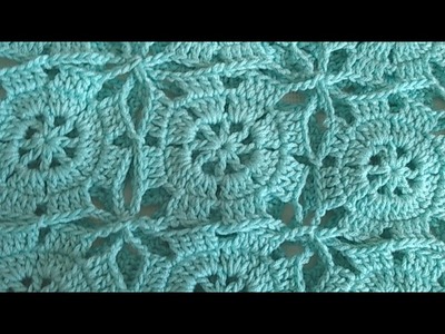 Como hacer Granny square en crochet - cuadros ideal para vestido, chaleco, mantel, # 2