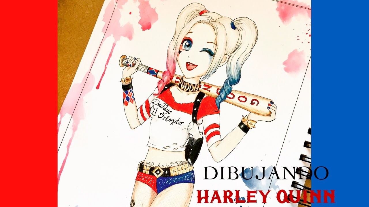 Dibuja a Harley Quinn versión Anime