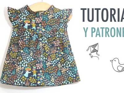 DIY Cómo hacer vestido para niñas (patrones gratis incluidos)