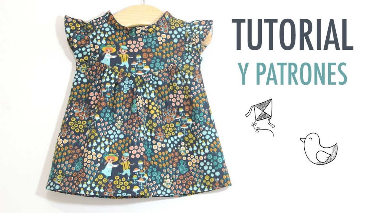 DIY Cómo hacer vestido para niñas (patrones gratis incluidos)