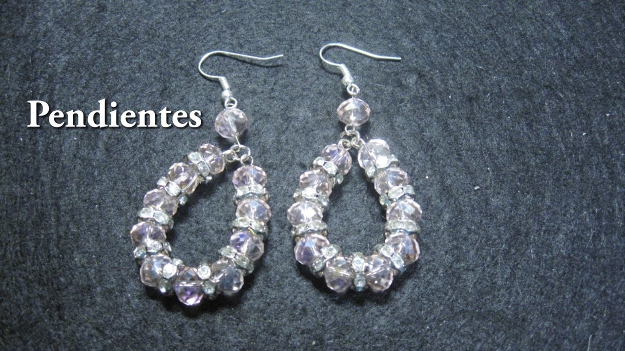 # DIY - Pendientes de cristallitos Swarovski y separadores # DIY - Swarovski Earrings