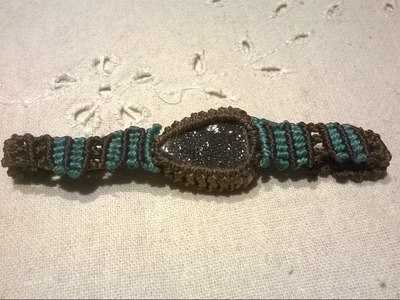 Drusa, marron , turquesa