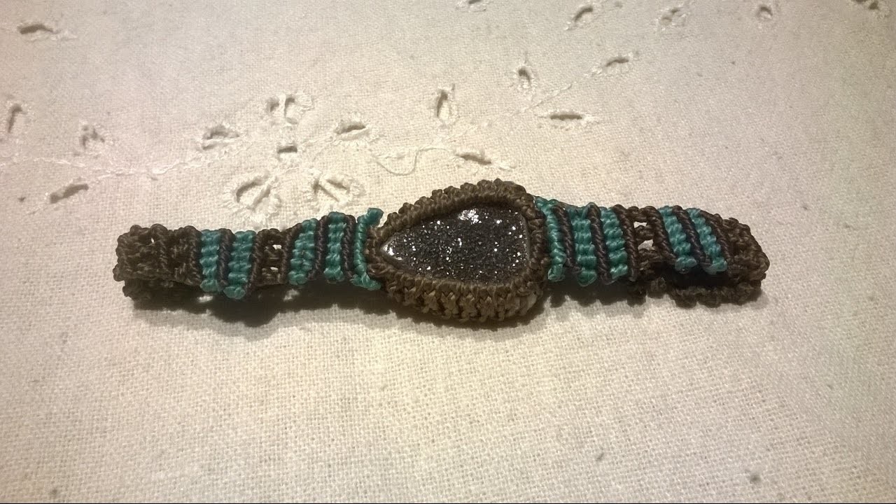 Drusa, marron , turquesa