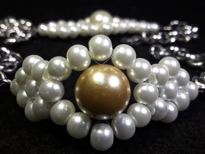 Fácil y Elegante pulsera de Perlas. Clase #44!!!